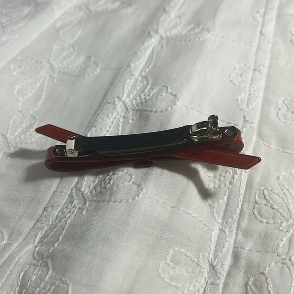 Hairclip red 🌸 Korean Hairpin Headdress Clip Side Girl's Bow - Picture 5 of 6